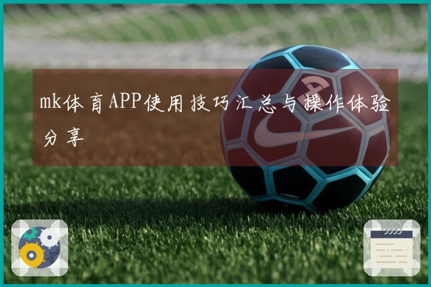 mk体育APP使用技巧汇总与操作体验分享